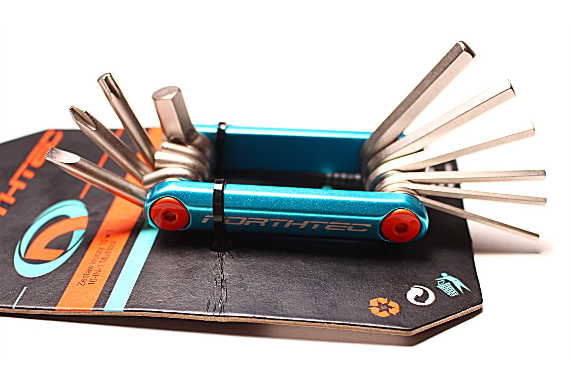 Zestaw Kluczy 10 w 1 Northtec Scyzoryk-Multitool