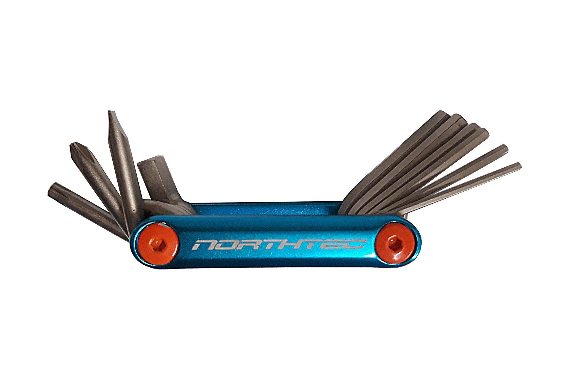 Zestaw Kluczy 10 w 1 Northtec Scyzoryk-Multitool
