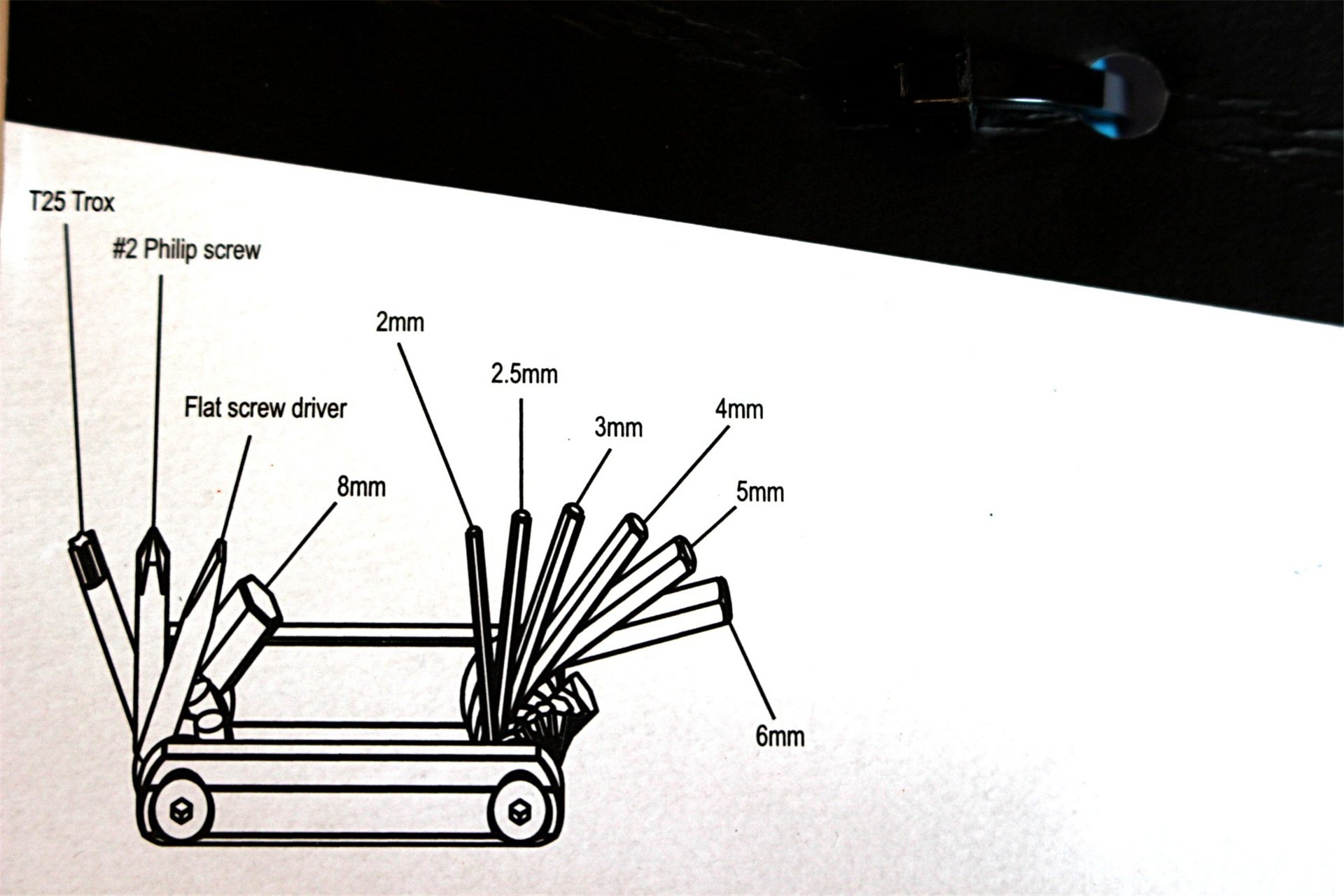 Zestaw Kluczy 10 w 1 Northtec Scyzoryk-Multitool