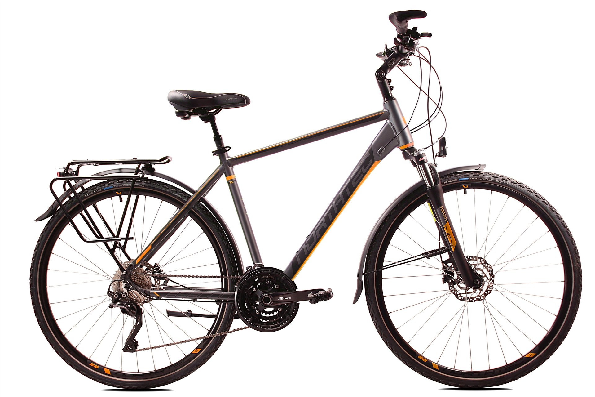 Rower trekkingowy Bergon DB XT, koła 28 cali, Shimano XT